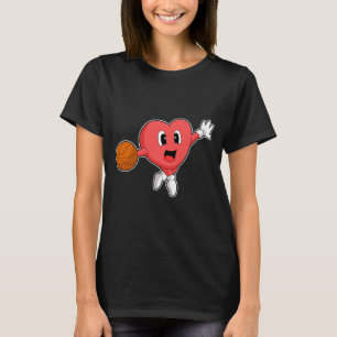 Heart Basketball player Basketball T-Shirt