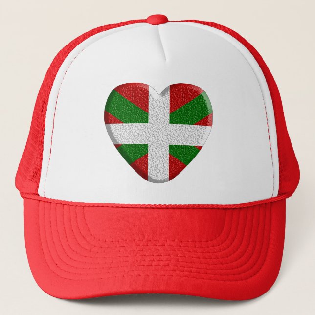 Heart Basque texturé.png Trucker Hat (Front)