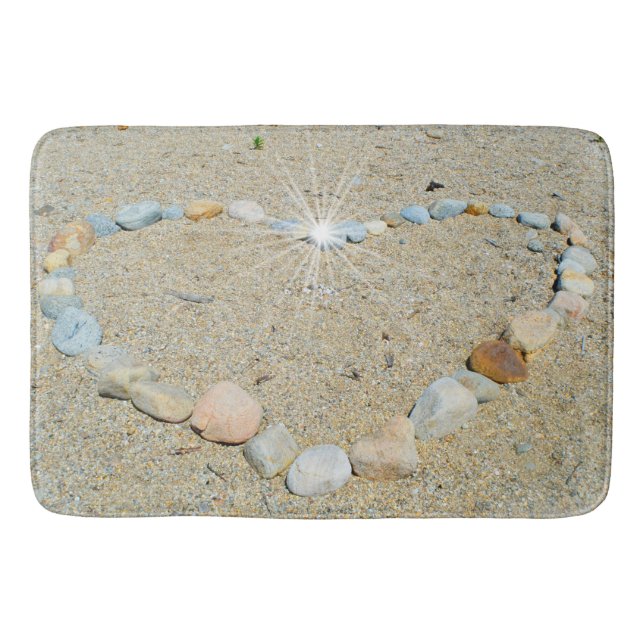 Heart Bath/Kitchen Mat (Front)