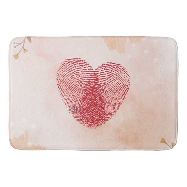 Heart Bath Mat (Front)