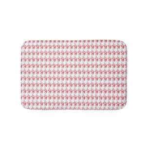 Heart Bath Mat Romantic Cute Cosy Decor