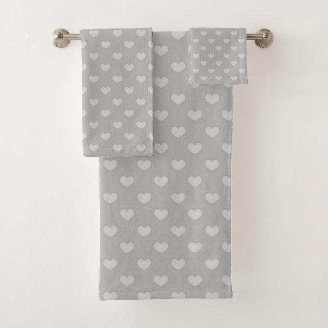 Heart Bath Towel Set (Insitu)