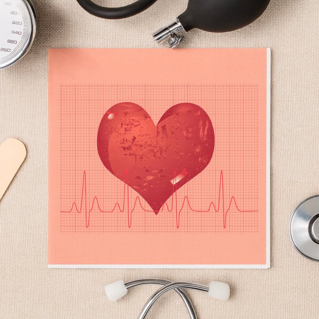 Heart Beat Napkin (Creator Uploaded)