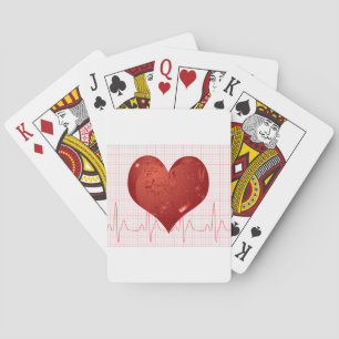 Heart Beat Playing Cards