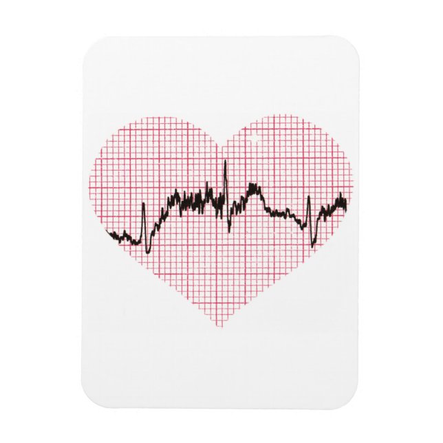 Heart Beat VII Magnet (Vertical)