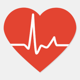 Heart Beats Heart Sticker