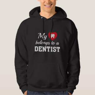 Heart Belongs Dentist Hoodie