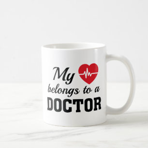 Heart Belongs Doctor Coffee Mug