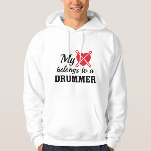 Heart Belongs Drummer Hoodie