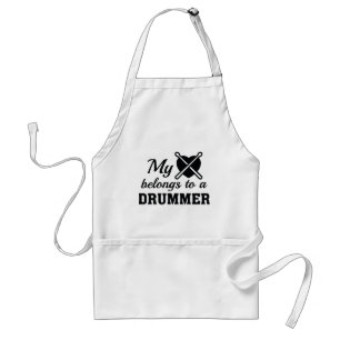 Heart Belongs Drummer Standard Apron