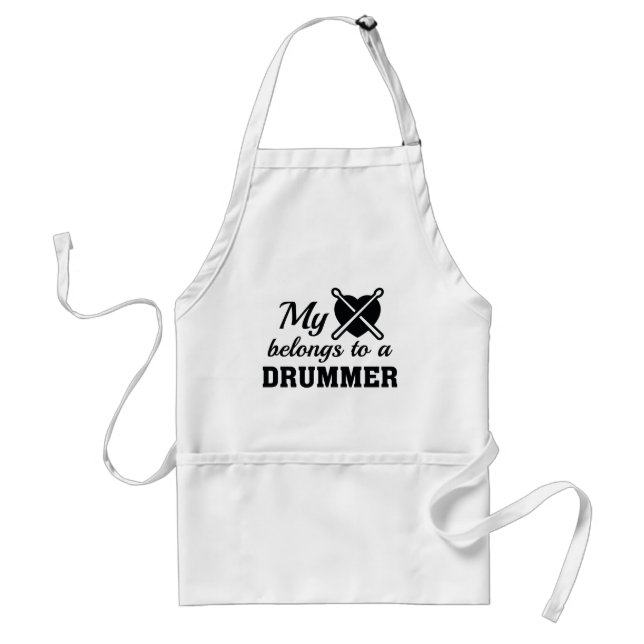 Heart Belongs Drummer Standard Apron (Front)