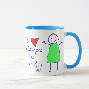 Heart Belongs To Daddy Mug