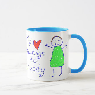 Heart Belongs To Daddy Mug
