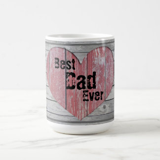 Heart Best Dad Ever Coffee Mug