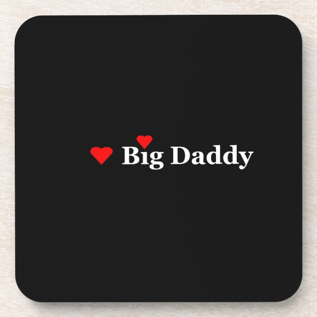 Heart Big Daddy Coaster (Front)