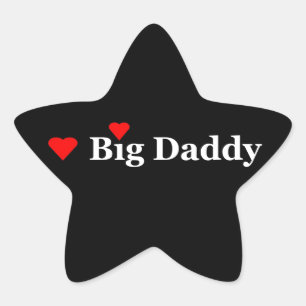 Heart Big Daddy Star Sticker
