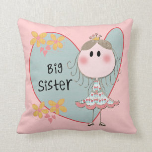 Heart Big Sister Cushion