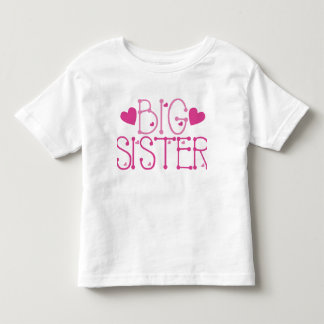 Heart Big Sister Toddler T-Shirt