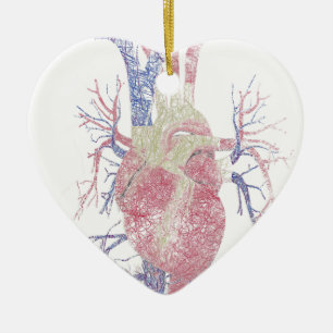 Heart (Biro) Ceramic Tree Decoration