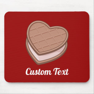 Heart Biscuit Mouse Mat