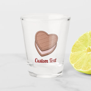 Heart Biscuit Shot Glass