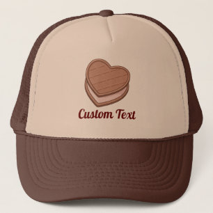 Heart biscuit trucker hat