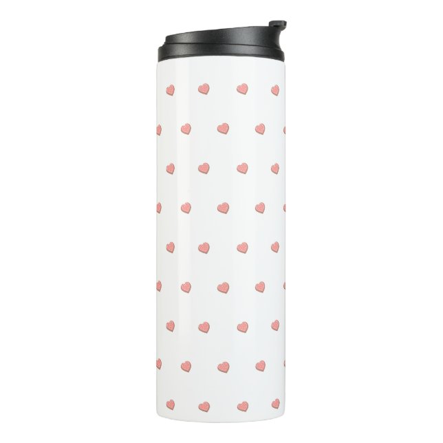 Heart Biscuits Thermal Tumbler (Rotated Left)