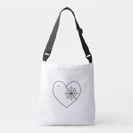 Heart - Black - Emo - Tote