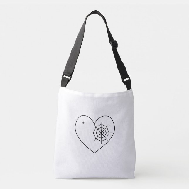 Heart - Black - Emo - Tote (Front)