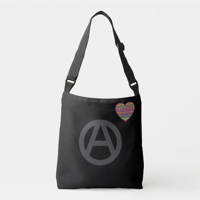 Heart - Black - Emo - Tote (Front)