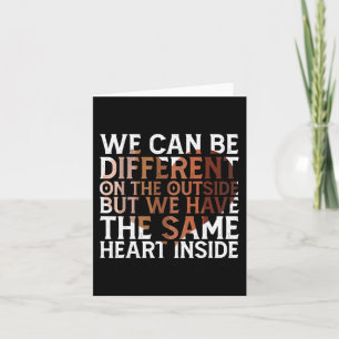 Heart Black History Month African American Card