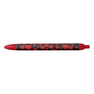 Heart Black Ink Pen