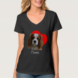 Heart Blenheim Cavalier King Charles Spaniel Love T-Shirt