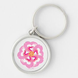 Heart Blossom Keychain
