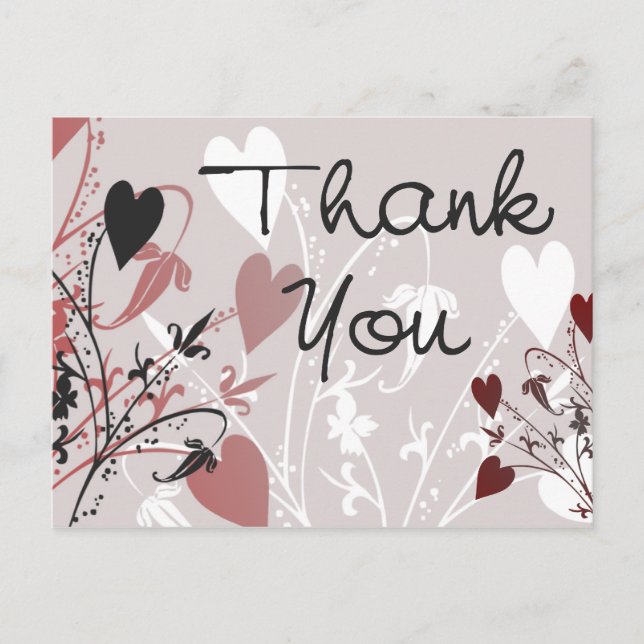 Heart Blossoms Postcard (Front)