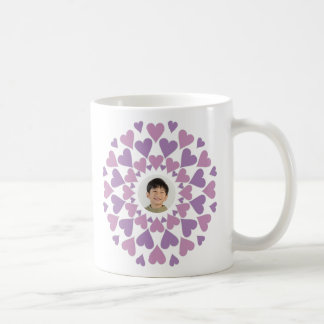 Heart Border Customizable Coffee Mug