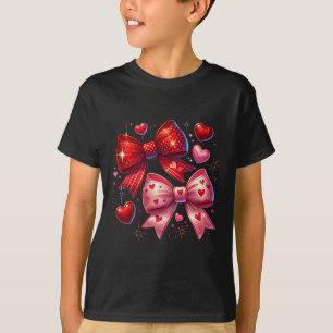 Heart Bows And Stars Romantic Love T-Shirt