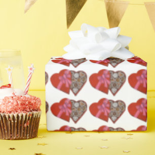 Heart Box Chocolates NYC Valentine's Day New York Wrapping Paper