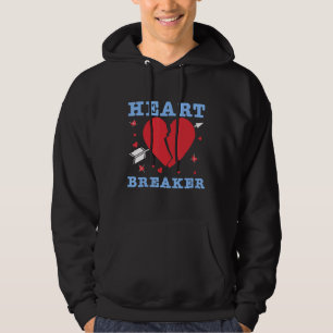 Heart Breaker Love Valentines Day Hoodie