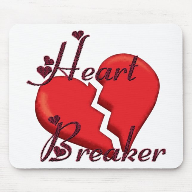 Heart Breaker Mouse Mat (Front)