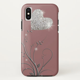 Heart brilliant lovely design iPhone XS case