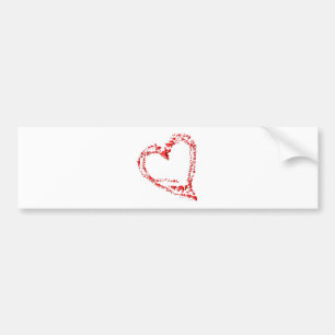 heart bumper sticker