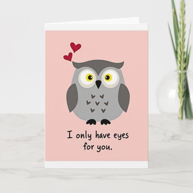 Heart Burst Lovebird Card (Front)