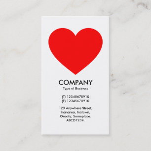 Heart Business Card