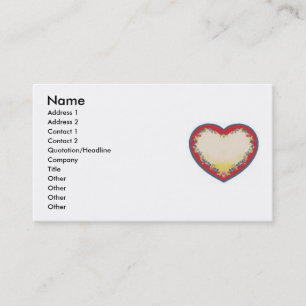 Heart Business Card