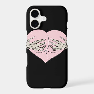 Heart Butt Hug Skeleton Hands Classic Look