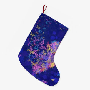 Heart Butterflies Christmas Stocking