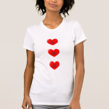 Heart Buttons T-shirt
