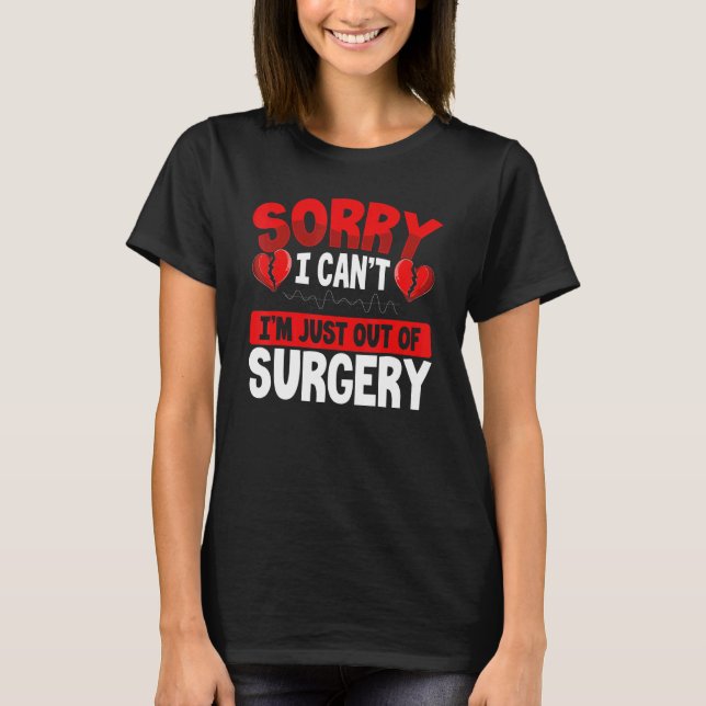 Heart Bypass Heart Transplant Survivor Open Heart  T-Shirt (Front)