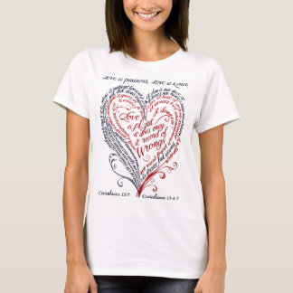Heart Calligram T-Shirt